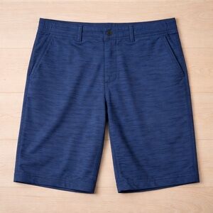 Under Armour Men's Navy Flat Front Shorts Size 34